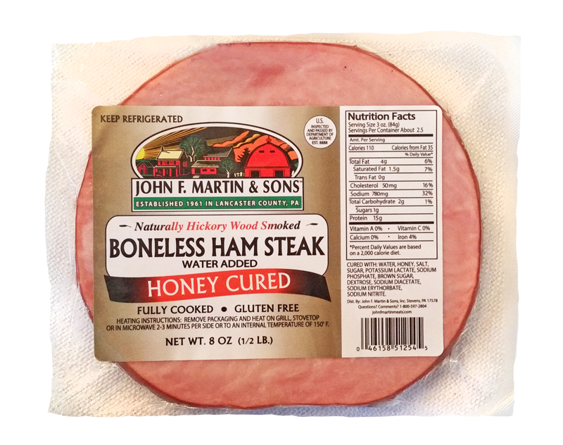 Honey Cured Boneless Ham Steak