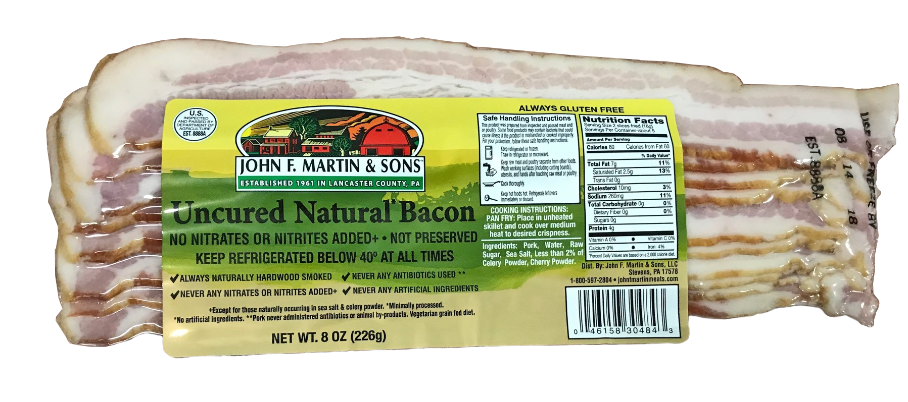 Uncured Natural Bacon