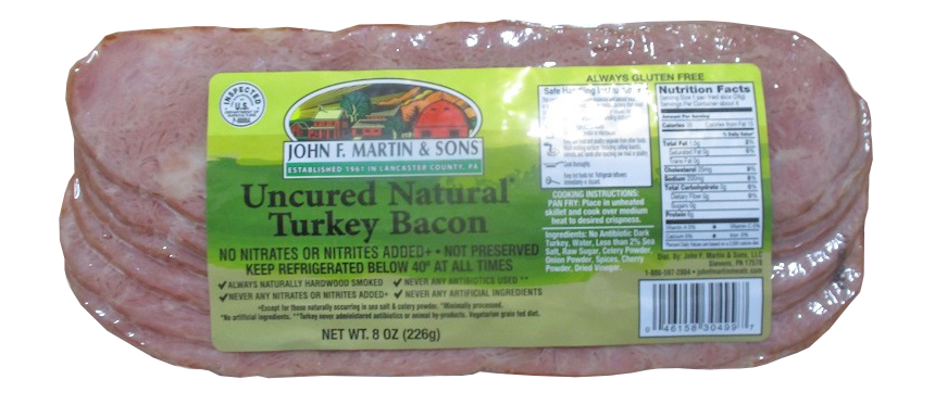 Uncured Natural Turkey Bacon