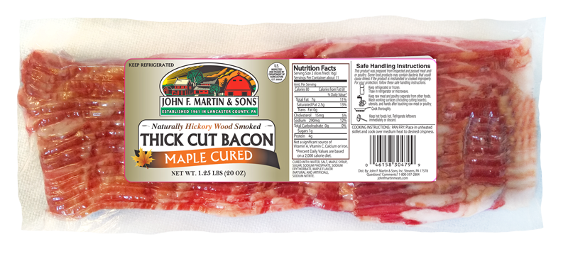 Maple Cured Thick Cut Bacon