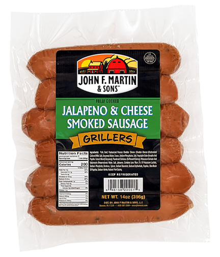20551_John_F_Martin_Jalapeno_Cheese_Smoked_Sausage_Grillers
