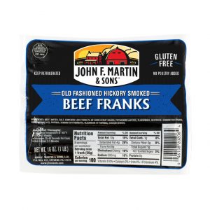 1 lb & 2.5 lb All-Beef Franks
