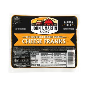 1 LB & 2.5 LB Cheese Franks