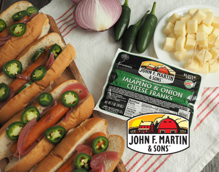 1 LB Jalapeño and Onion Cheese Franks - Image 2