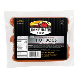 1 LB & 2.5 LB Hot Dogs