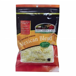 Shredded Sharp Yellow Cheddar | John F. Martin & Sons